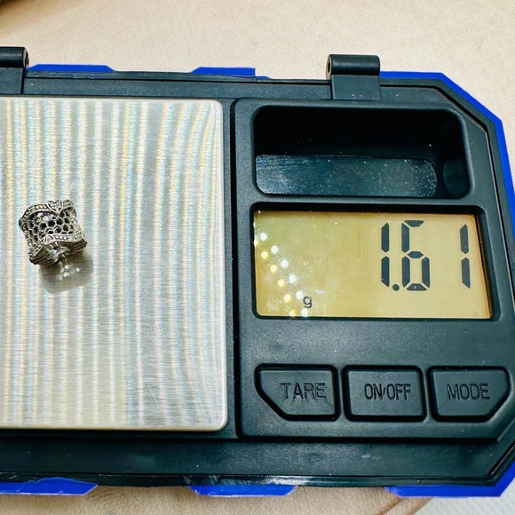 EUC Pandora 797653CZ Sterling Silver Lace of Love Spacer w/ Clear Zirconia - Picture 10 of 10